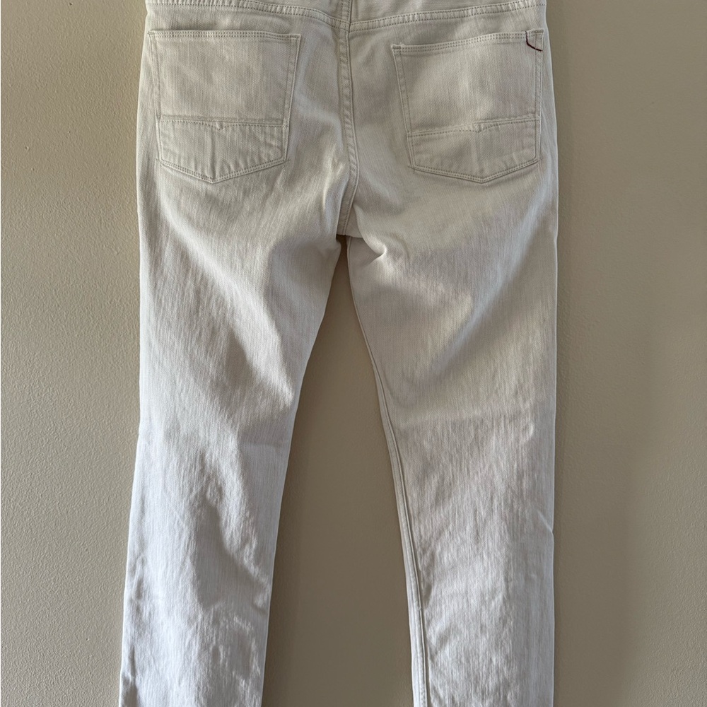 Tommy Bahama Men's Cream Straight Jeans - Picture 5 of 8